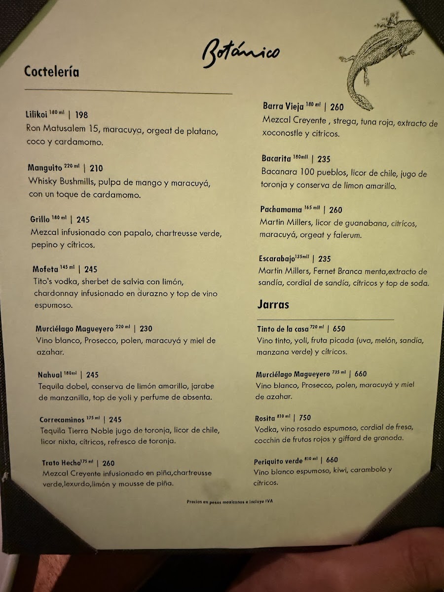 Botánico Menu - Image 6
